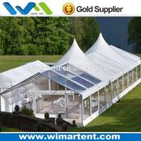 20x50m High Peak Roof Marquee Tent for Wedding Presentation