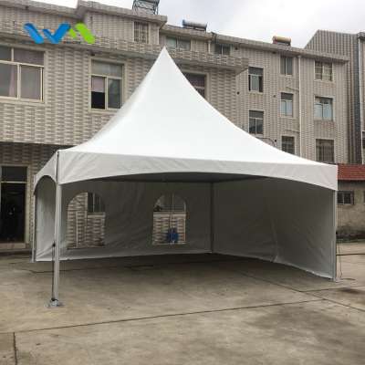 White PVC Roof 6x6m Aluminum High Peak Frame Tent For Party Event